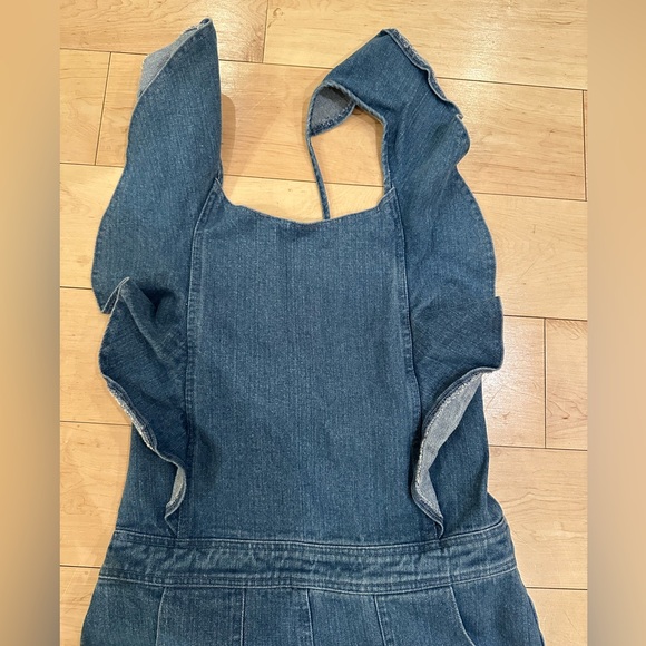 NWT so chic denim jumpsuit, backless w. Crossed back. Make an offer!! - Picture 2 of 5